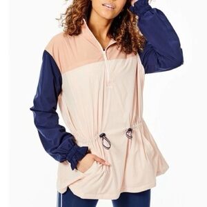 The Upside Yoko Anorak Pink Performance Color Block Jacket